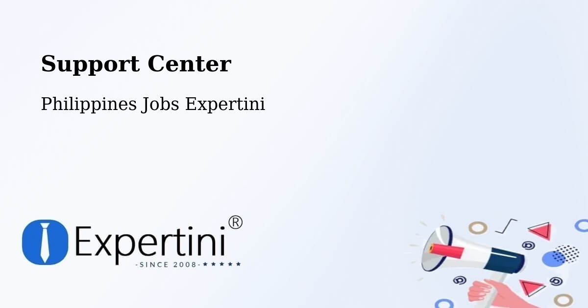 Support Center - Philippines Jobs Expertini